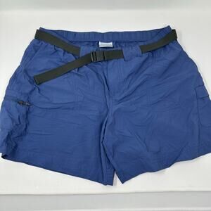 Columbia Sandy River Cargo Short Womens Large Blue Hiking Short